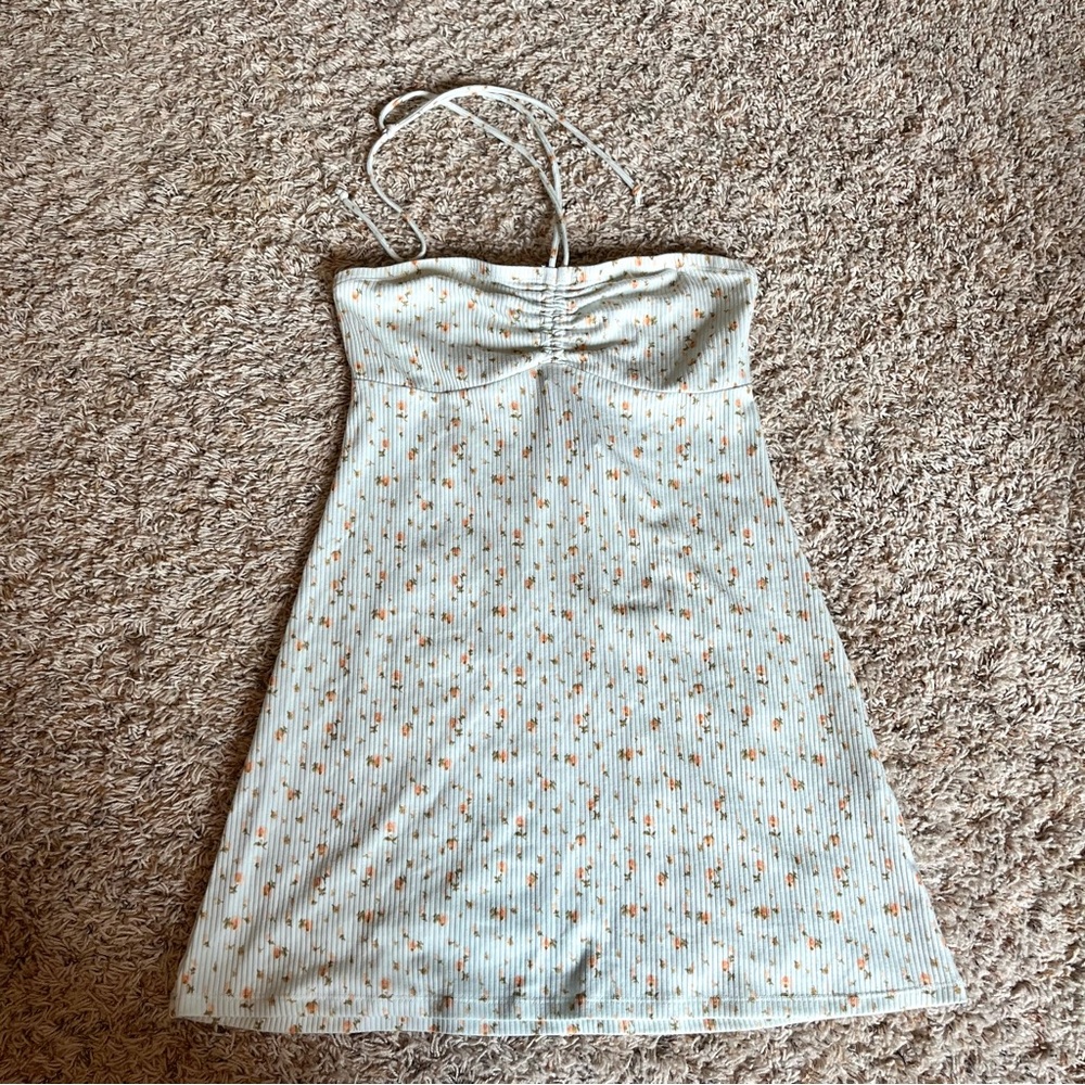 *NWT* Junior’s Women’s Pastel Blue Floral Summer Dress (M)
